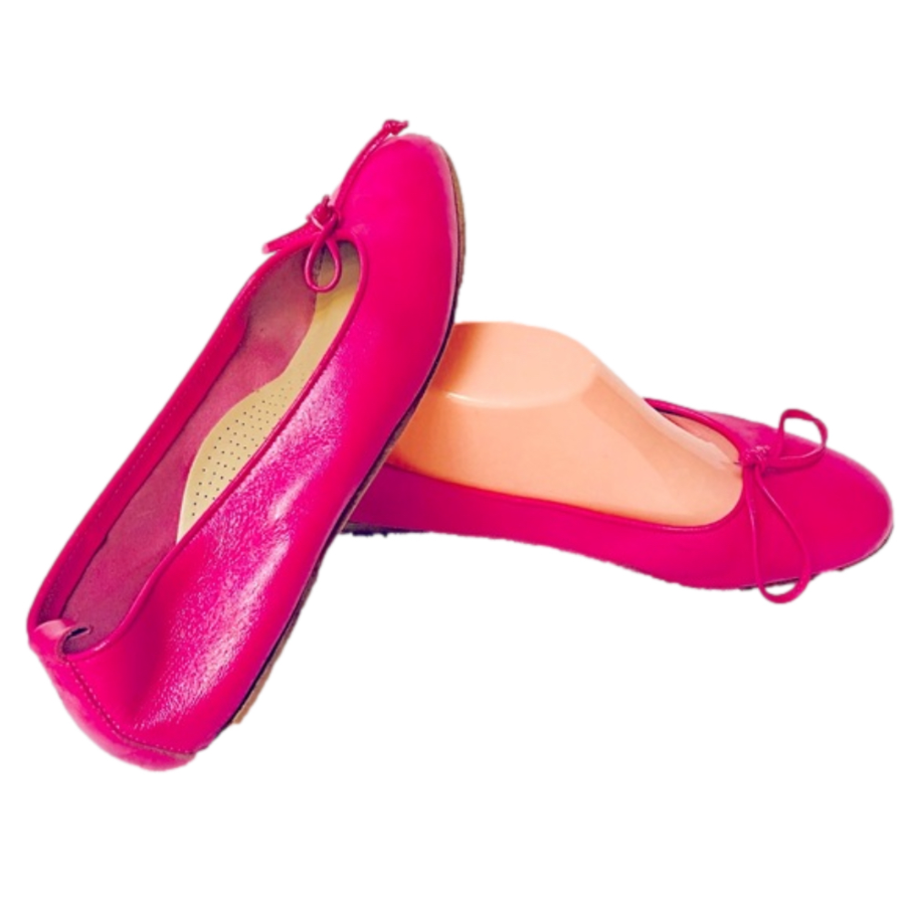 Capriccio Hot Pink Soft Leather Shoes with Arch Support from Zurich